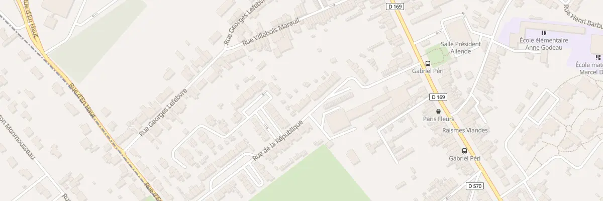 Plan du 32 Rue de la République à Raismes