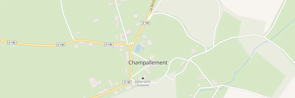 Plan du 2 Le Bourg à Neuilly