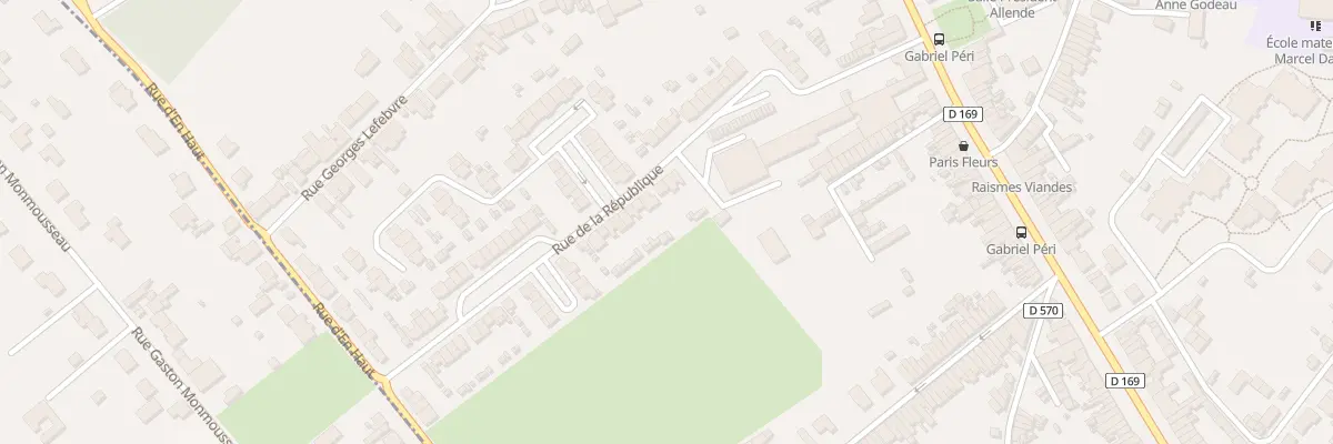 Plan du 5 Rue de la République à Raismes