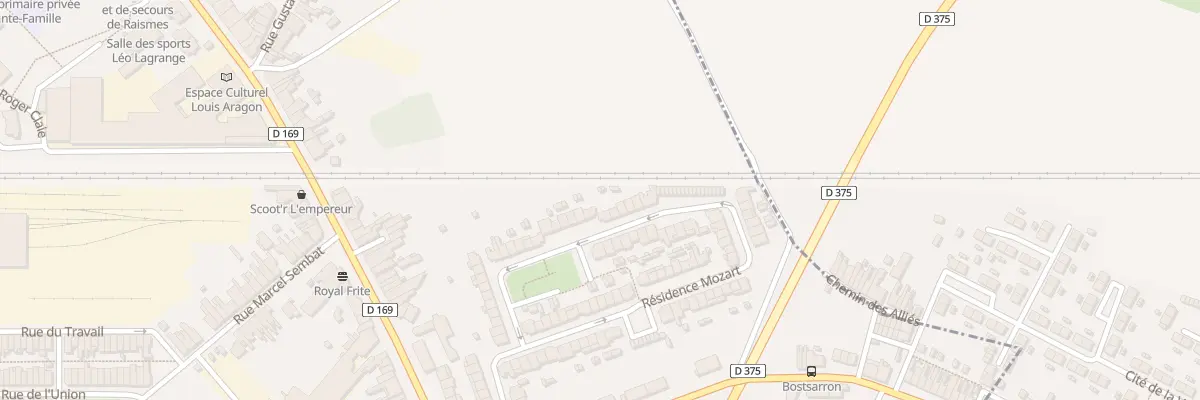 Plan du 42 Vc Residence Mozart à Raismes