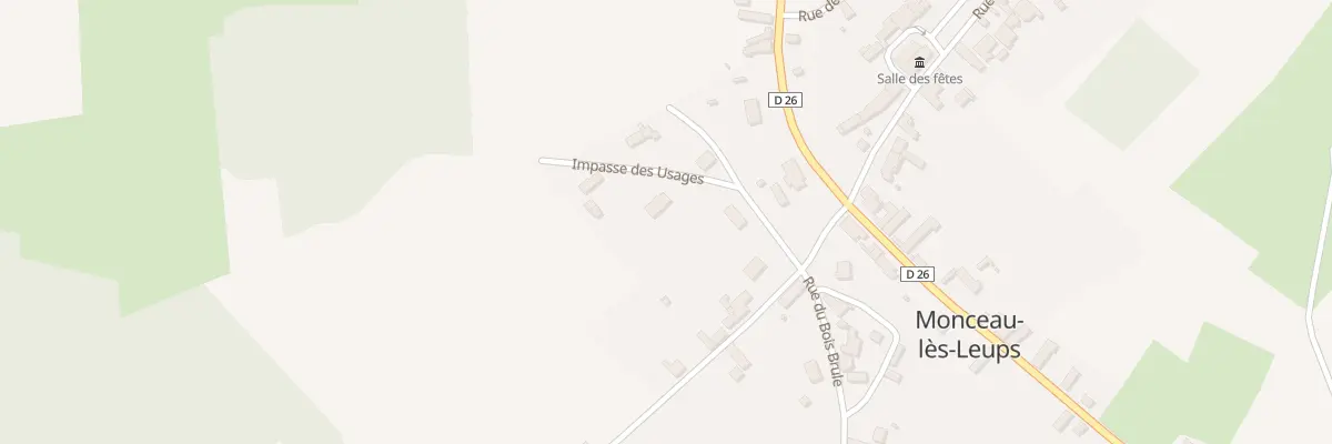 Plan du 5 Imp des Usages à Monceau-lès-Leups