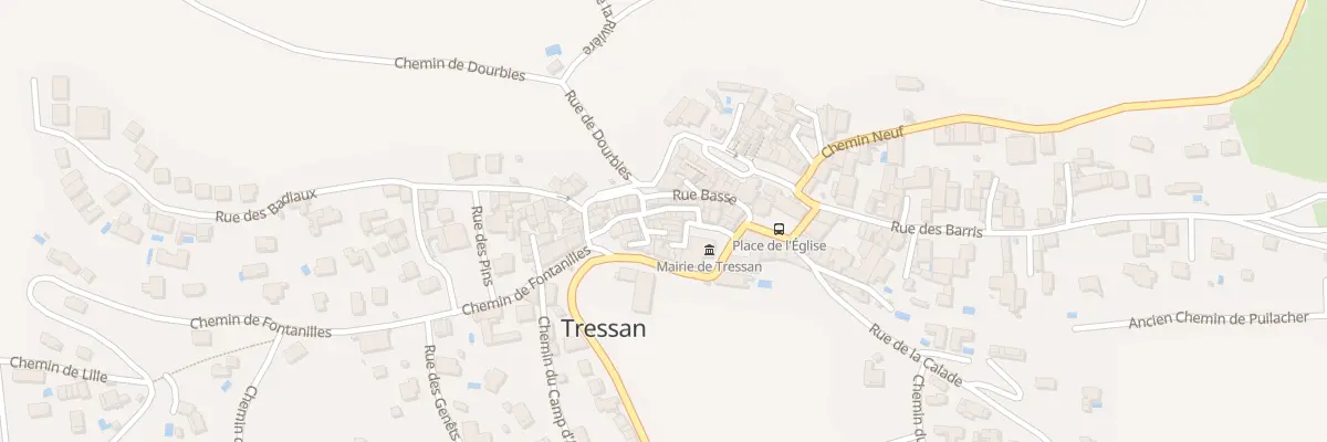 Plan du 7 Rue Haute à Tressan