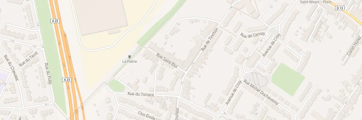 Plan du 8 Rue Saint Eloi à Valenciennes