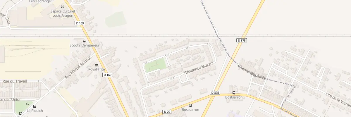 Plan du 90 Vc Residence Mozart à Raismes