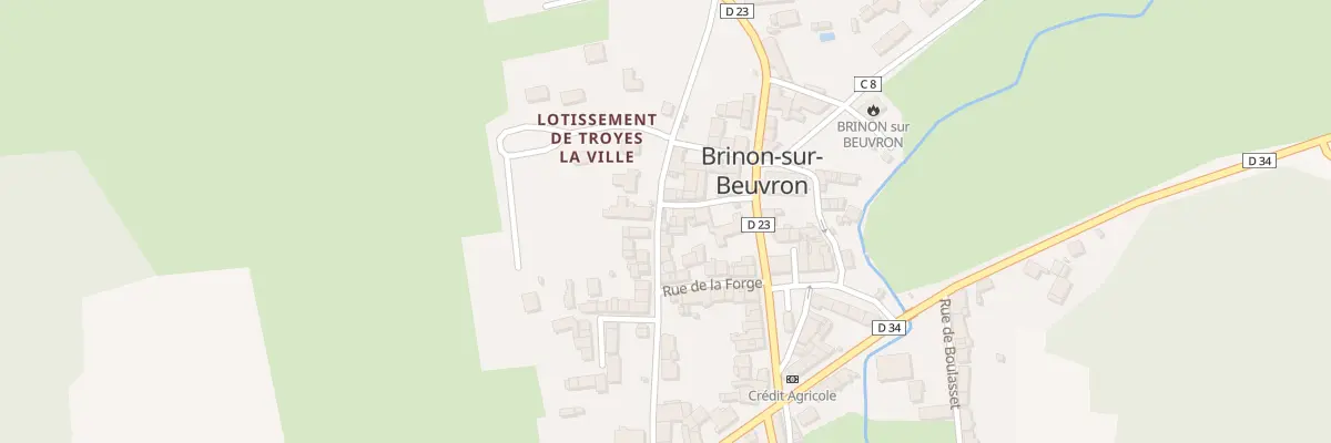 Plan du 132 Le Bourg à Brinon-sur-Beuvron