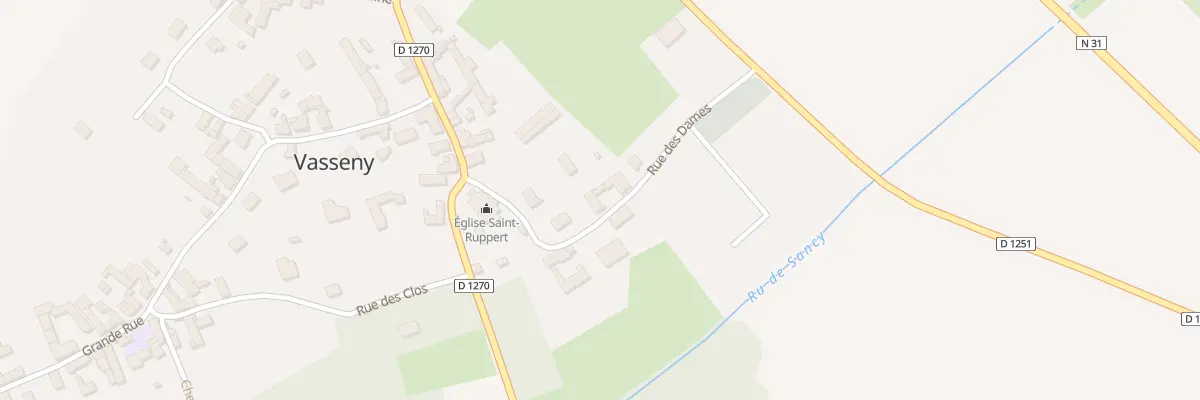 Plan du 22B Rue des Dames à Vasseny