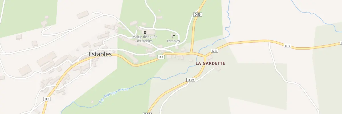 Plan du 5094 Estables Village à Monts-de-Randon