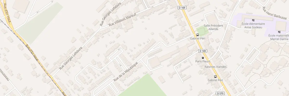 Plan du 26 Rue de la République à Raismes