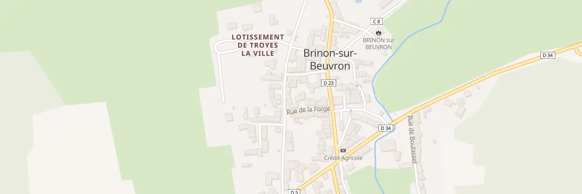 Plan du 8 Rue du Château à Brinon-sur-Beuvron