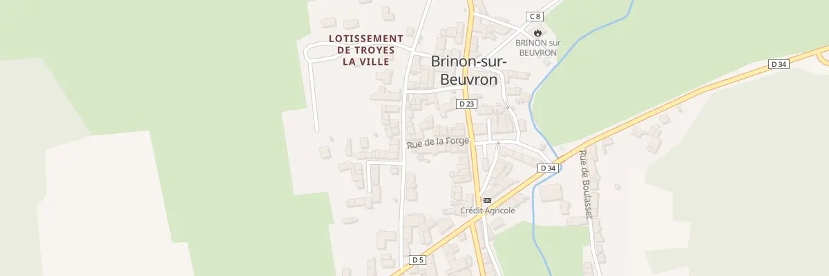 Plan du 137 Le Bourg à Brinon-sur-Beuvron