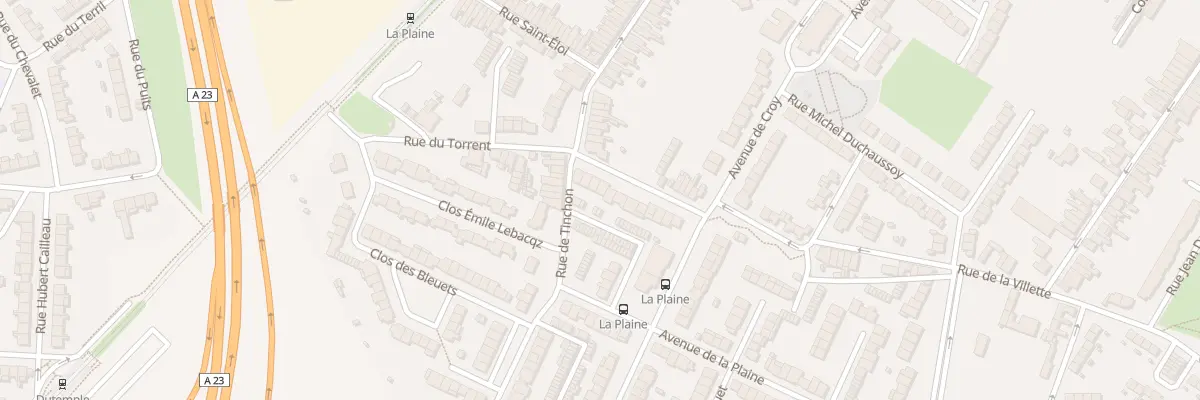 Plan du 91 Rue de la Vilette à Valenciennes