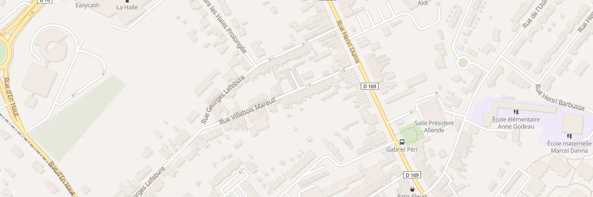 Plan du 27 Rue Villebois Mareuil à Raismes