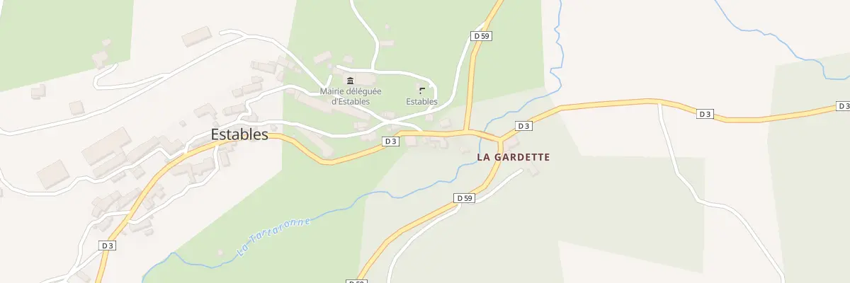 Plan du 5084 Estables Village à Monts-de-Randon