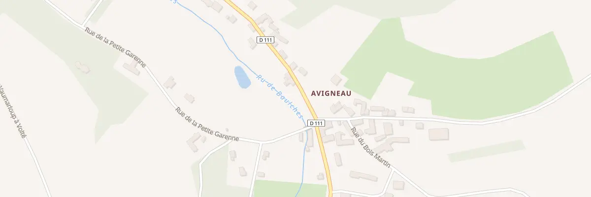 Plan du 120 Avigneau à Escamps