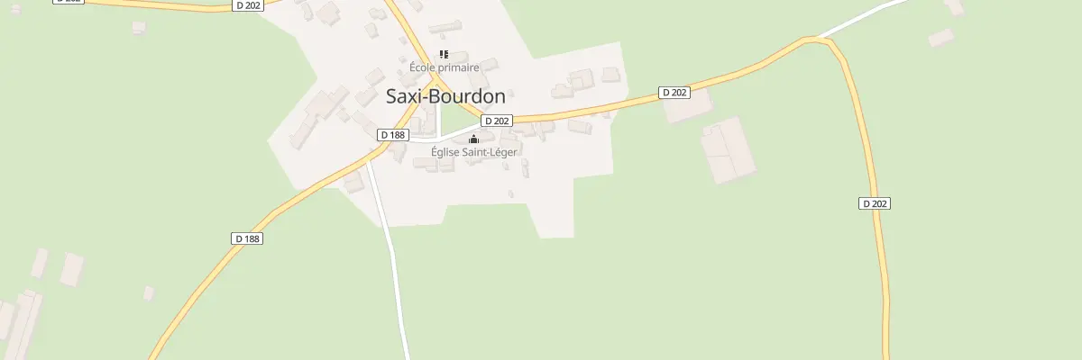 Plan du 2 Rte de Rouy à Saxi-Bourdon