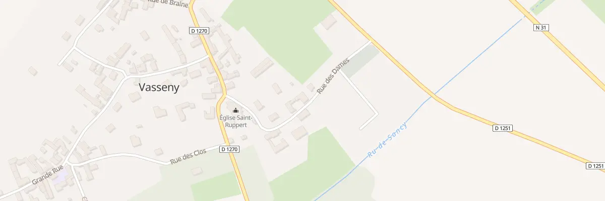 Plan du 22 Rue des Dames à Vasseny