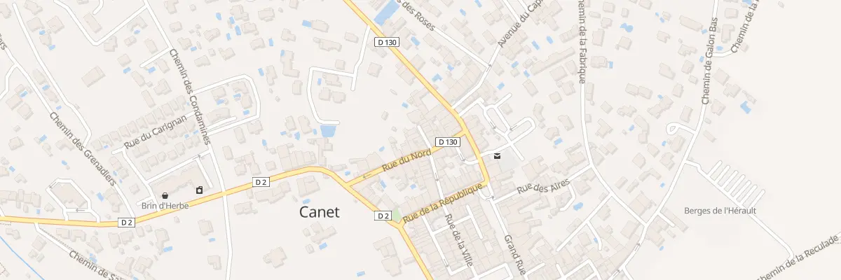 Plan du 39 Imp du Nord à Canet