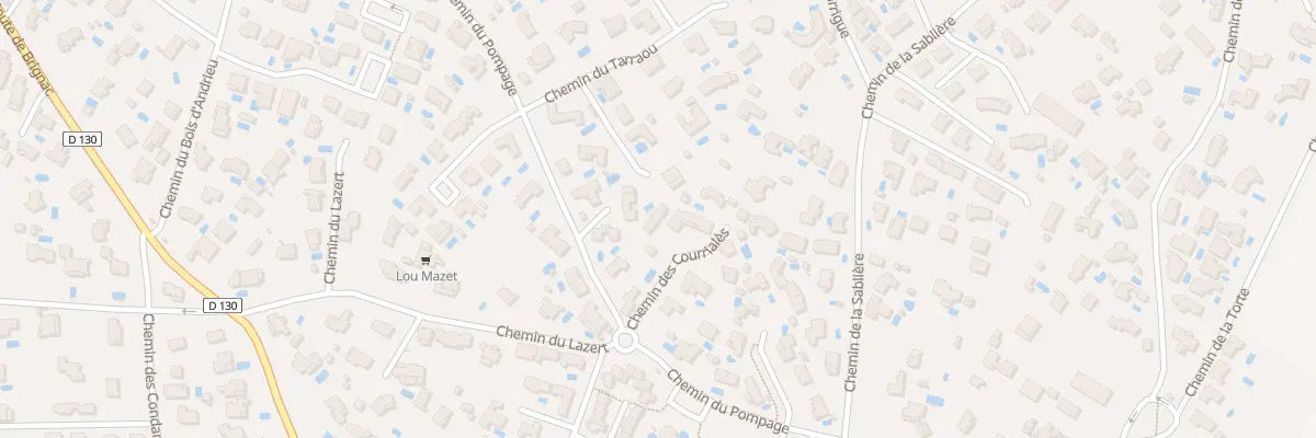 Plan du 80 Che du Tarraou à Canet