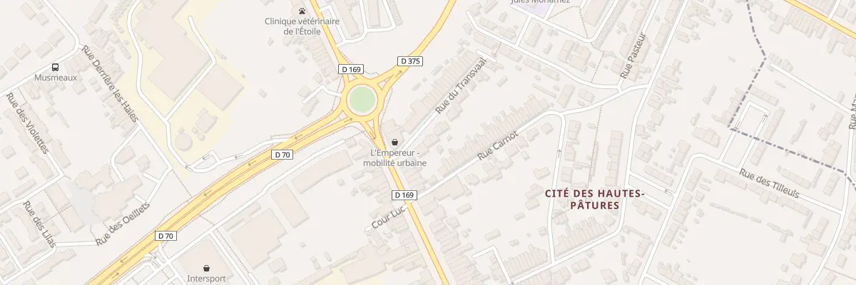 Plan du 10 Rue du Transvaal à Raismes