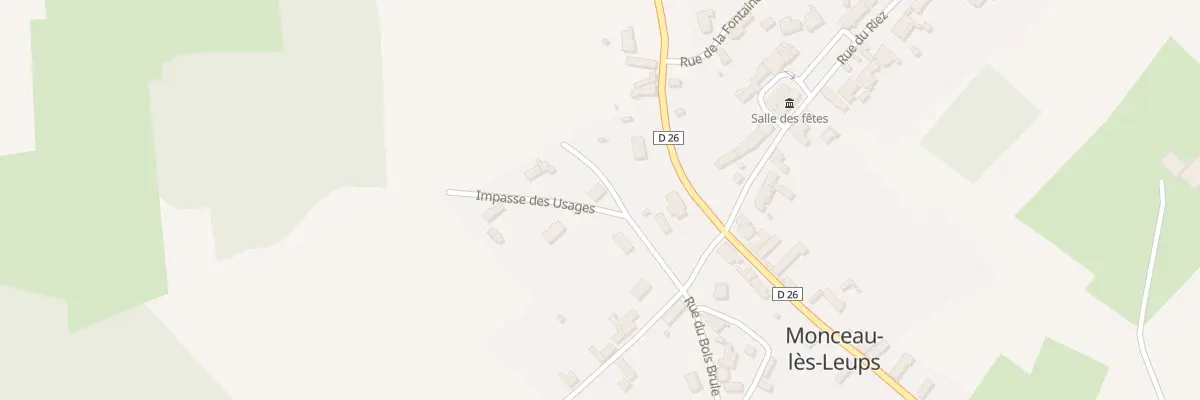 Plan du 2 Imp des Usages à Monceau-lès-Leups