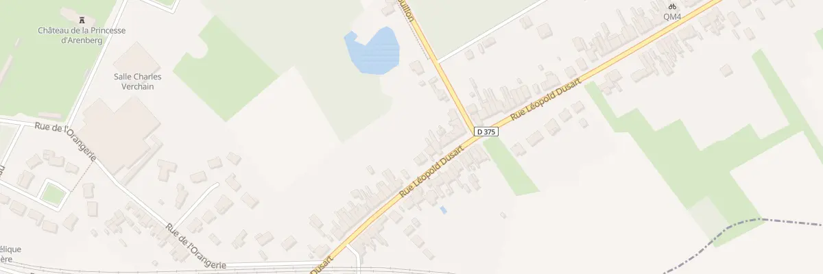 Plan du 661 Rue Leopold Dussart à Raismes