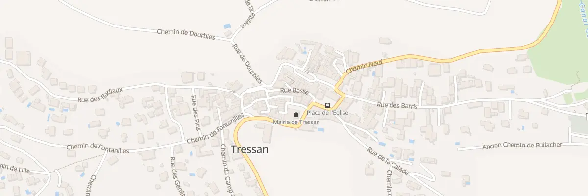 Plan du 10 Rue Haute à Tressan