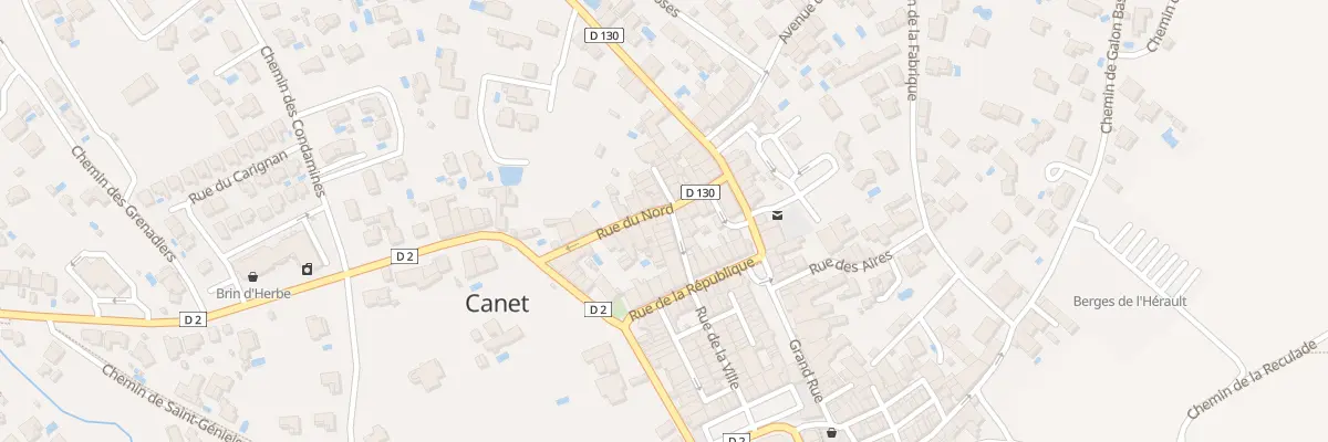 Plan du 43 Rue de la Villette à Canet