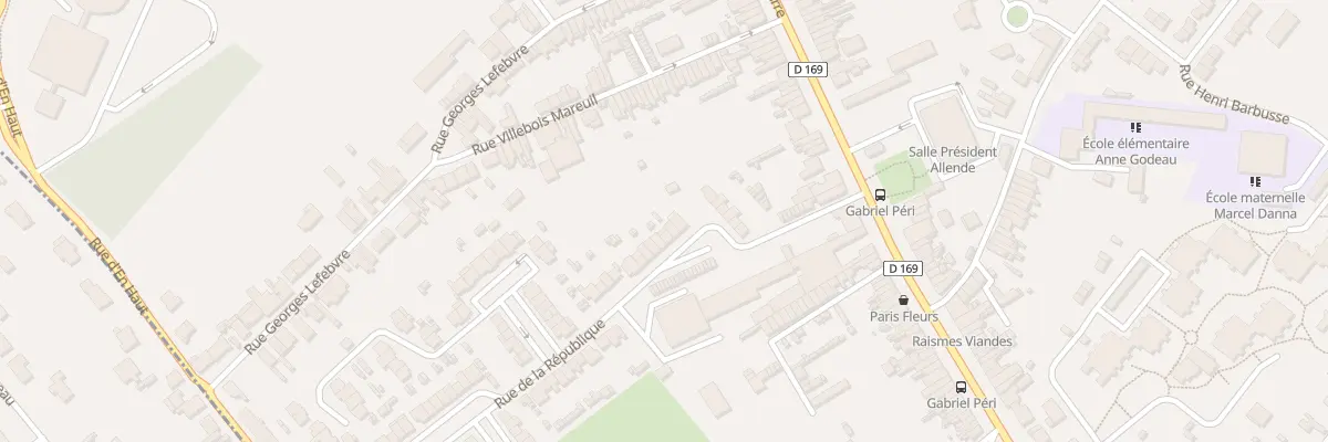 Plan du 16 Rue de la République à Raismes