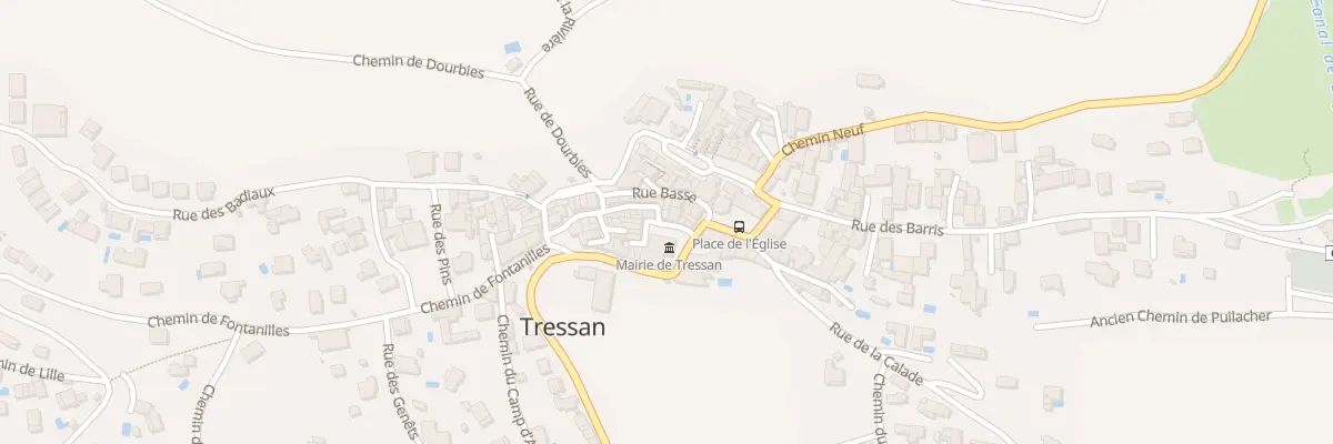 Plan du 8 Rue Haute à Tressan