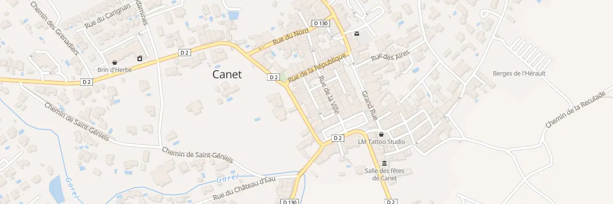 Plan du 42 Rue d’Aniane à Canet