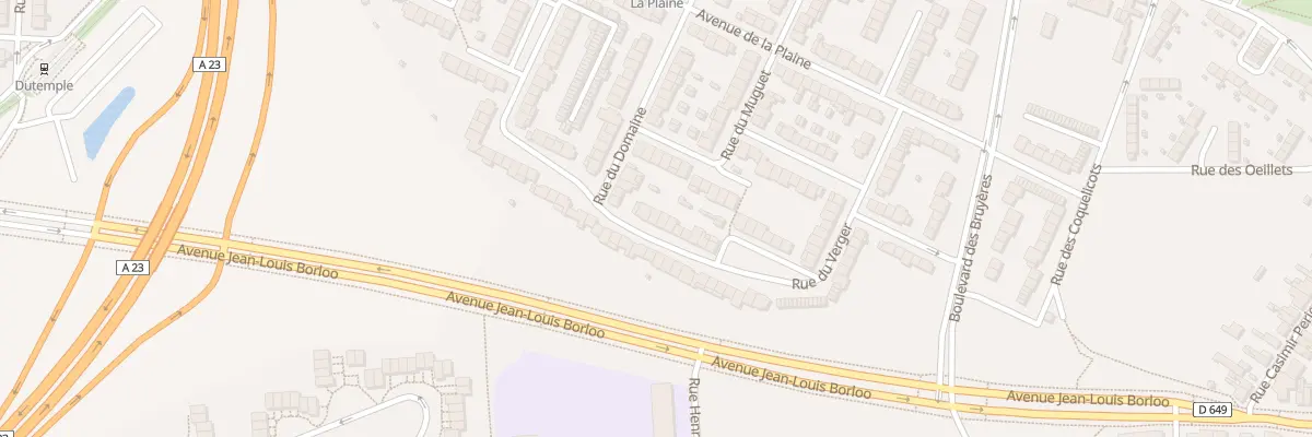 Plan du 52 Rue du Verger à Valenciennes