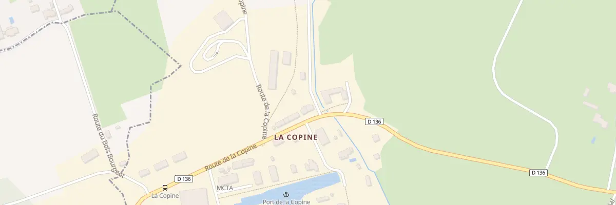 Plan du 81B La Copine à Champvert