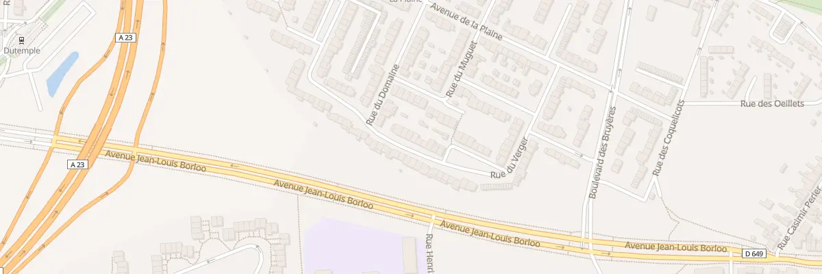 Plan du 50 Rue du Verger à Valenciennes