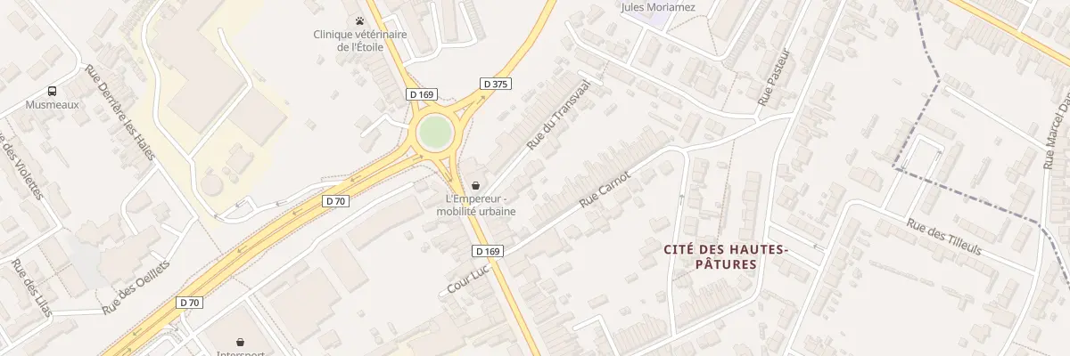 Plan du 6 Rue du Transvaal à Raismes