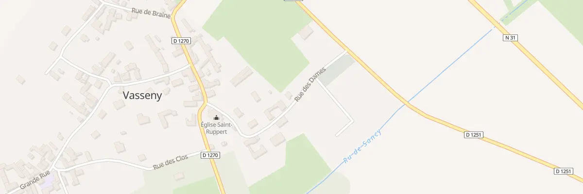 Plan du 24 Rue des Dames à Vasseny