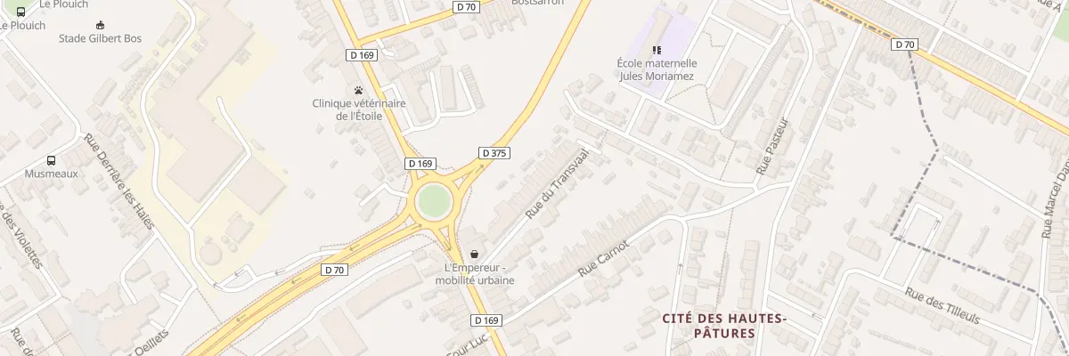 Plan du 91 Rue du Transvaal à Raismes