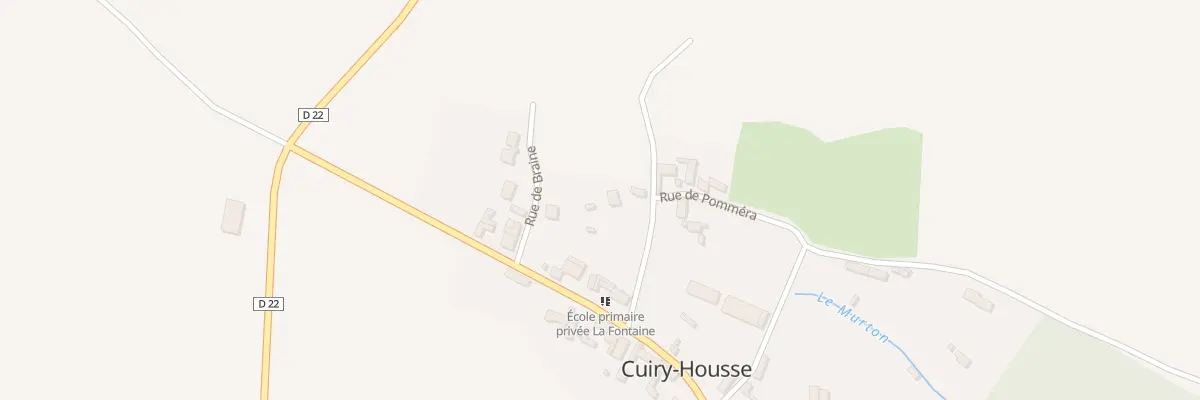 Plan du 4 Rue du Grand Pre à Cuiry-Housse