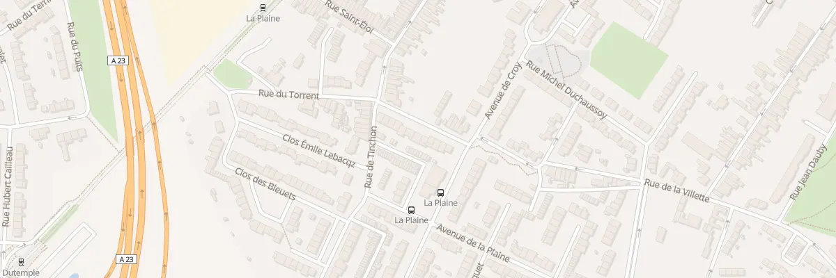 Plan du 85 Rue de la Vilette à Valenciennes