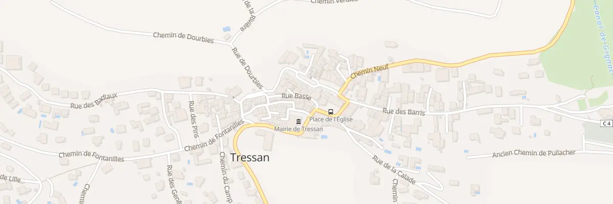 Plan du 5 Rue Basse à Tressan