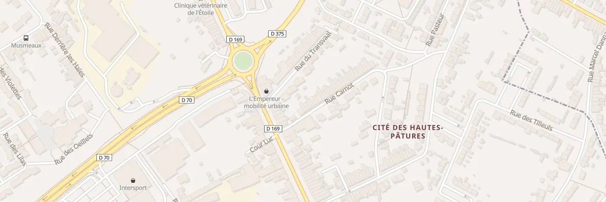 Plan du 1B Rue Carnot à Raismes