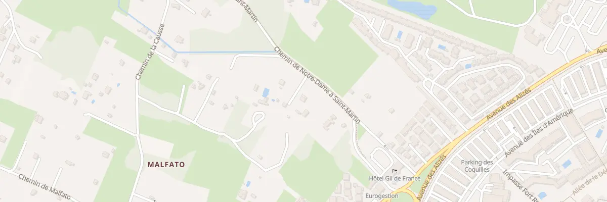Plan du 9023 Che de la Causse à Agde