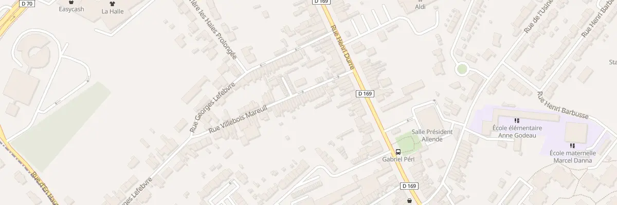 Plan du 13 Rue Villebois Mareuil à Raismes