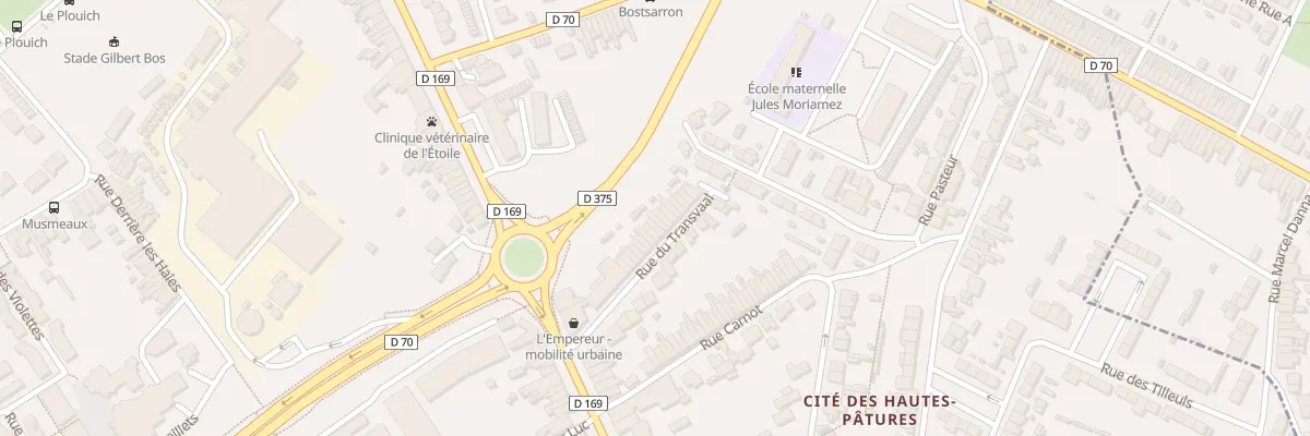 Plan du 99 Rue du Transvaal à Raismes