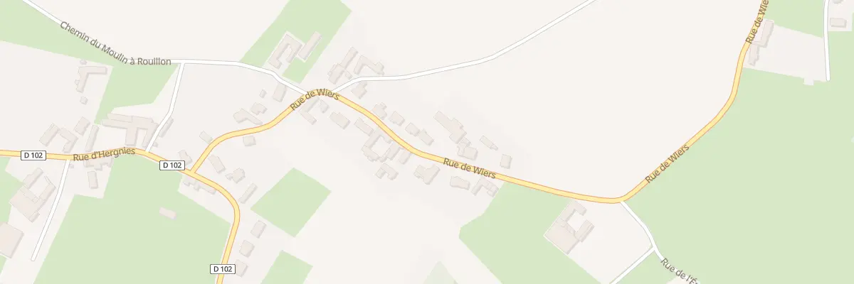 Plan du 25 Rue de Wiers à Flines-lès-Mortagne