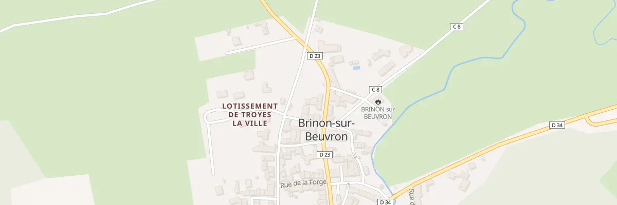Plan du 15 Rue Commandant Victor Guerreau à Brinon-sur-Beuvron