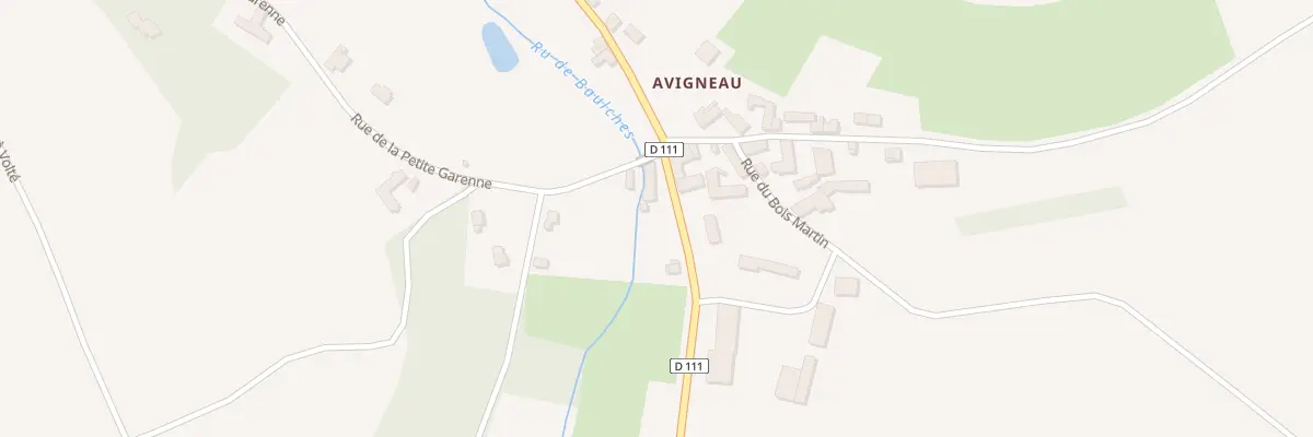 Plan du 1 Rue du Champ du Four à Escamps