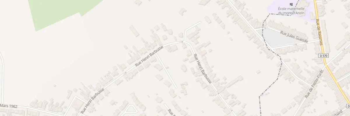 Plan du 59 Rue Henri Barbusse à Petite-Forêt