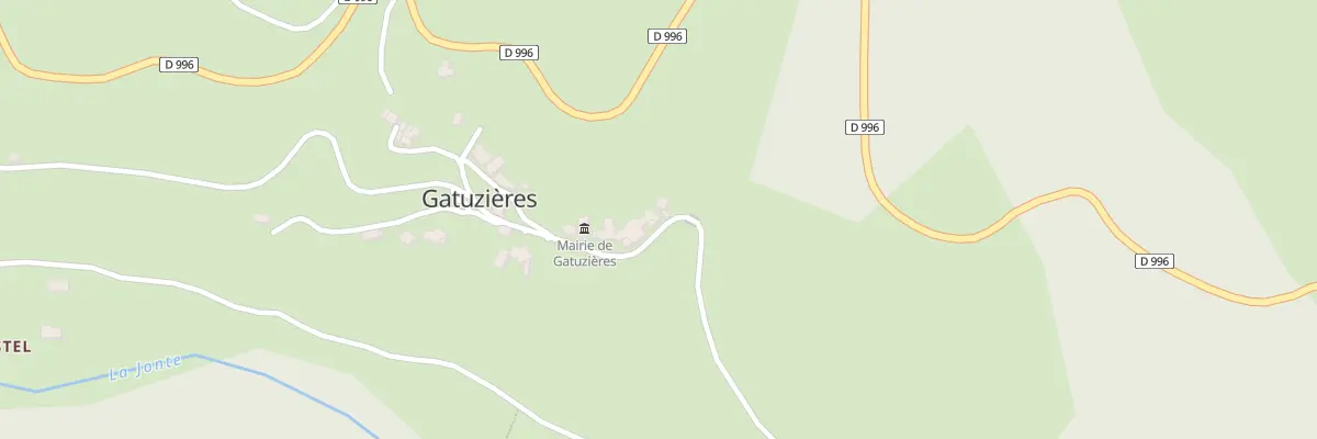 Plan du 5014 Gatuzières Village à Gatuzières