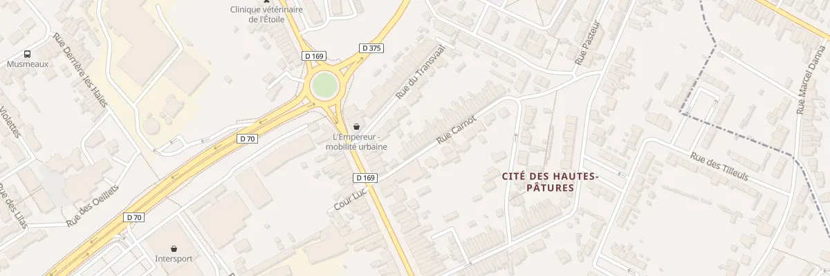 Plan du 5 Rue Carnot à Raismes
