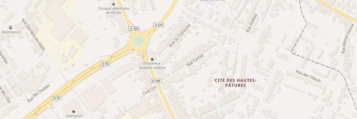 Plan du 9 Rue Carnot à Raismes